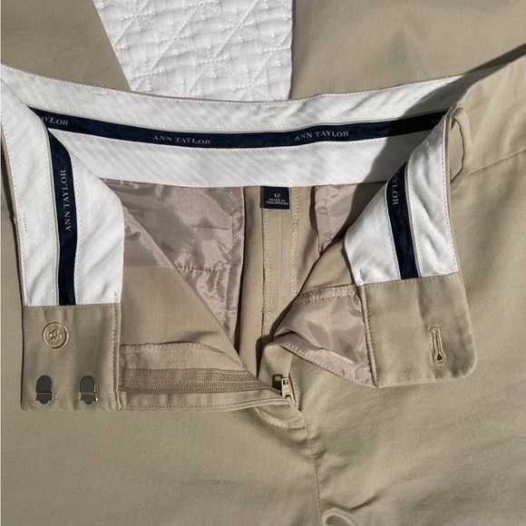 ann taylor khaki dress pants - Picture 2 of 3